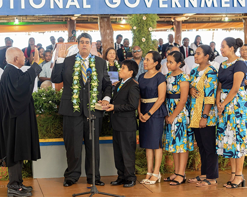 Palau presidential inauguration